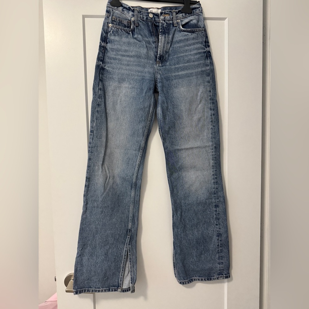 Zara Blue Flare Women's Jeans
